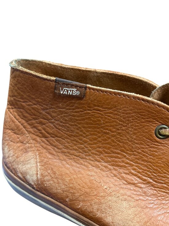 Vans Nubuck mens brown leather casual ankle boots sz 12 SKU 10-028 main image 14